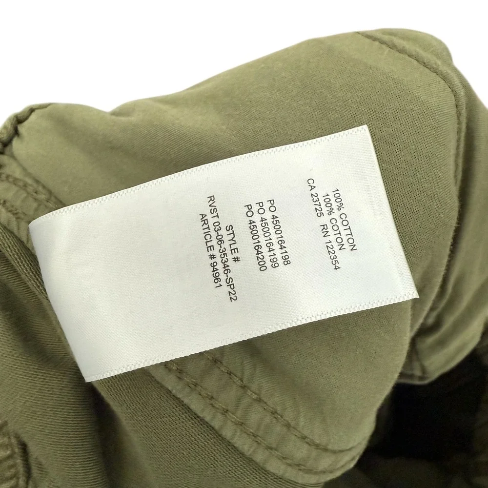 Aritzia | TNA | Olive Green Parachute Cargo Pants Drawstring Utility Size M - Picture 10 of 14
